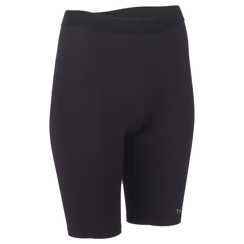 SHORT TÉRMICO DE BALONCESTO MUJER NEGRO USH500
