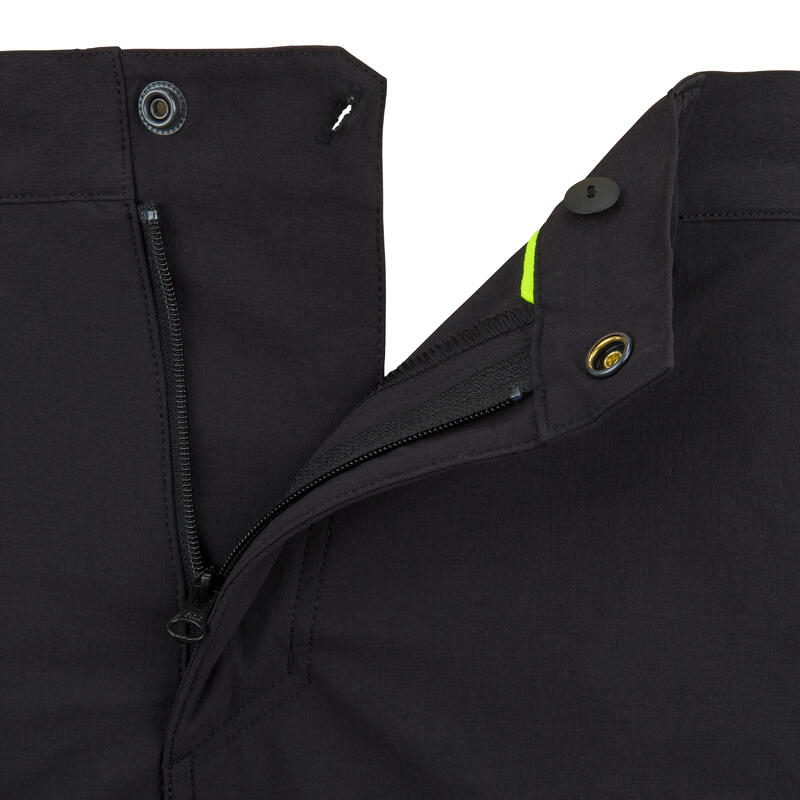 Bermudas cortas de regata barco vela hombre Race negro