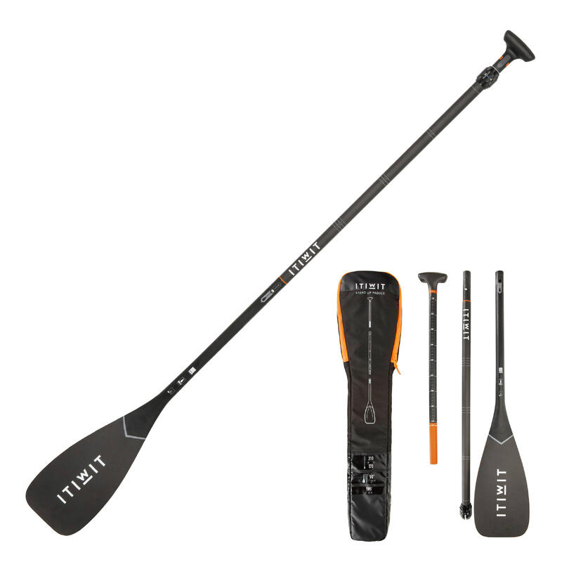 Sup peddel 900 carbon 3 delen verstelbaar 170-210 cm