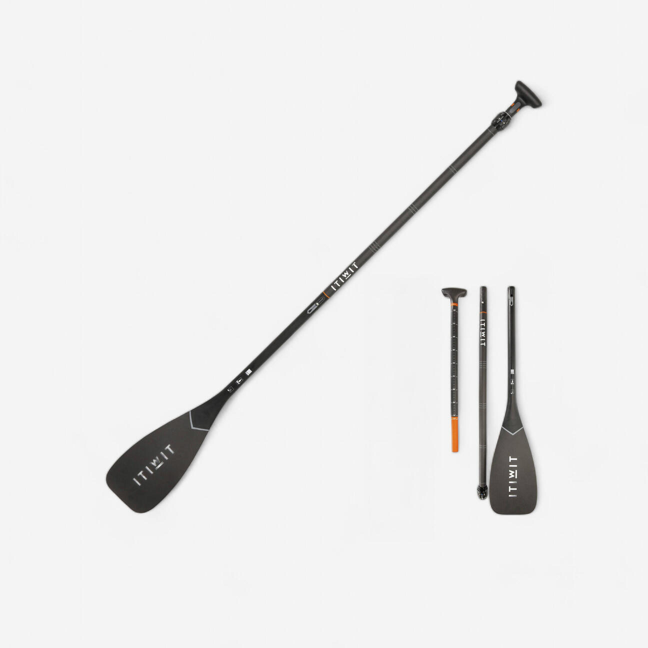 Pagaia SUP/Kayak Star Paddle - Regolabile 165-215 Cm, Fibra Di Vetro/Alluminio, 900g