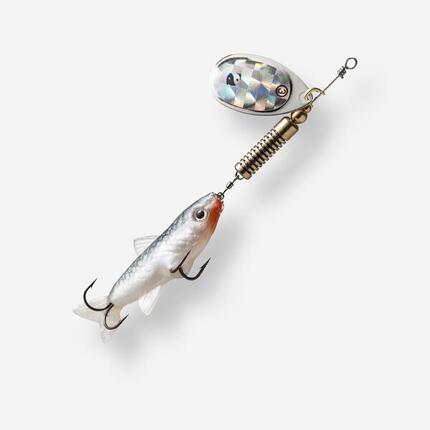 CUILLER TOURNANTE VAIRONNÉE PÊCHE DES CARNASSIERS WETA FISH #3 NATUREL