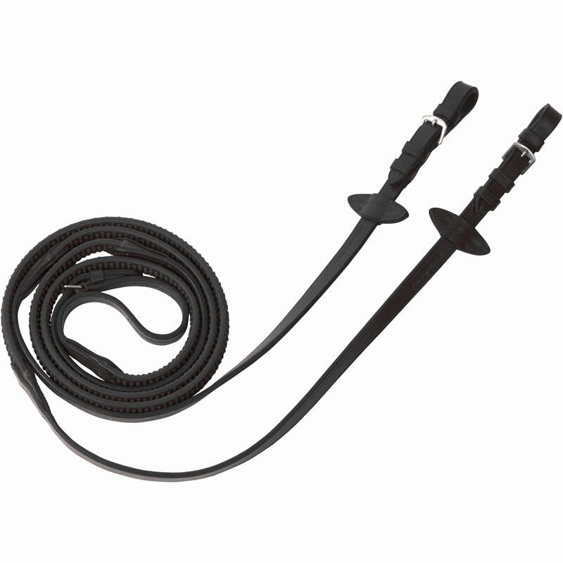 FOUGANZA 580 Horse Riding Reins For Horse Black Decathlon