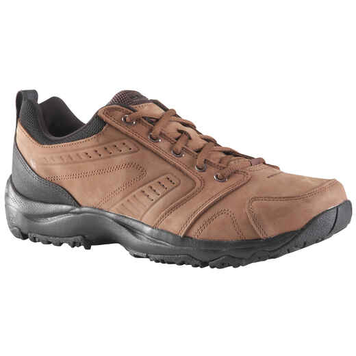 
      Nakuru Comfort Men's Fitness Walking Shoes - Brown Leather
  