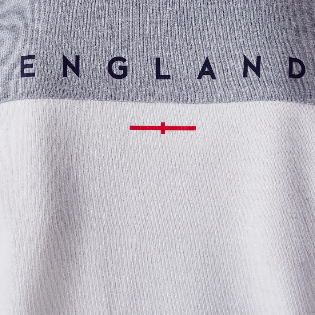 Fußballshirt FF100 England Kinder weiß