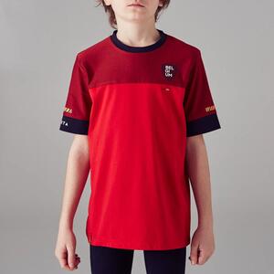 Camiseta Bélgica Kipsta FF100 niños