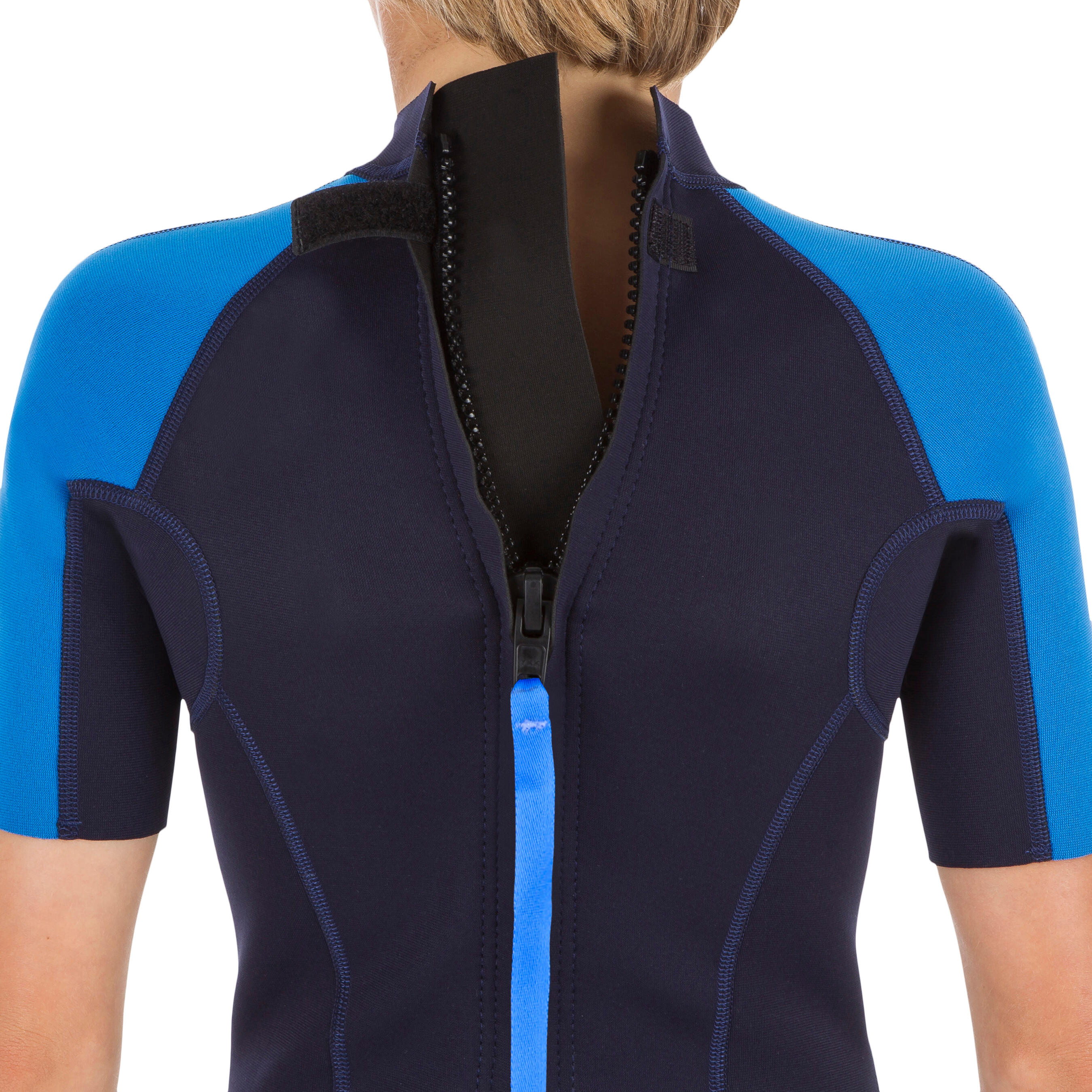 Kids Surfing Neoprene Suit 100 1.5 mm Blue