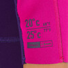 Гидрокостюм для серфинга неопреновый 1.5 мм короткий детский фиолетово-розовый 100 Olaian