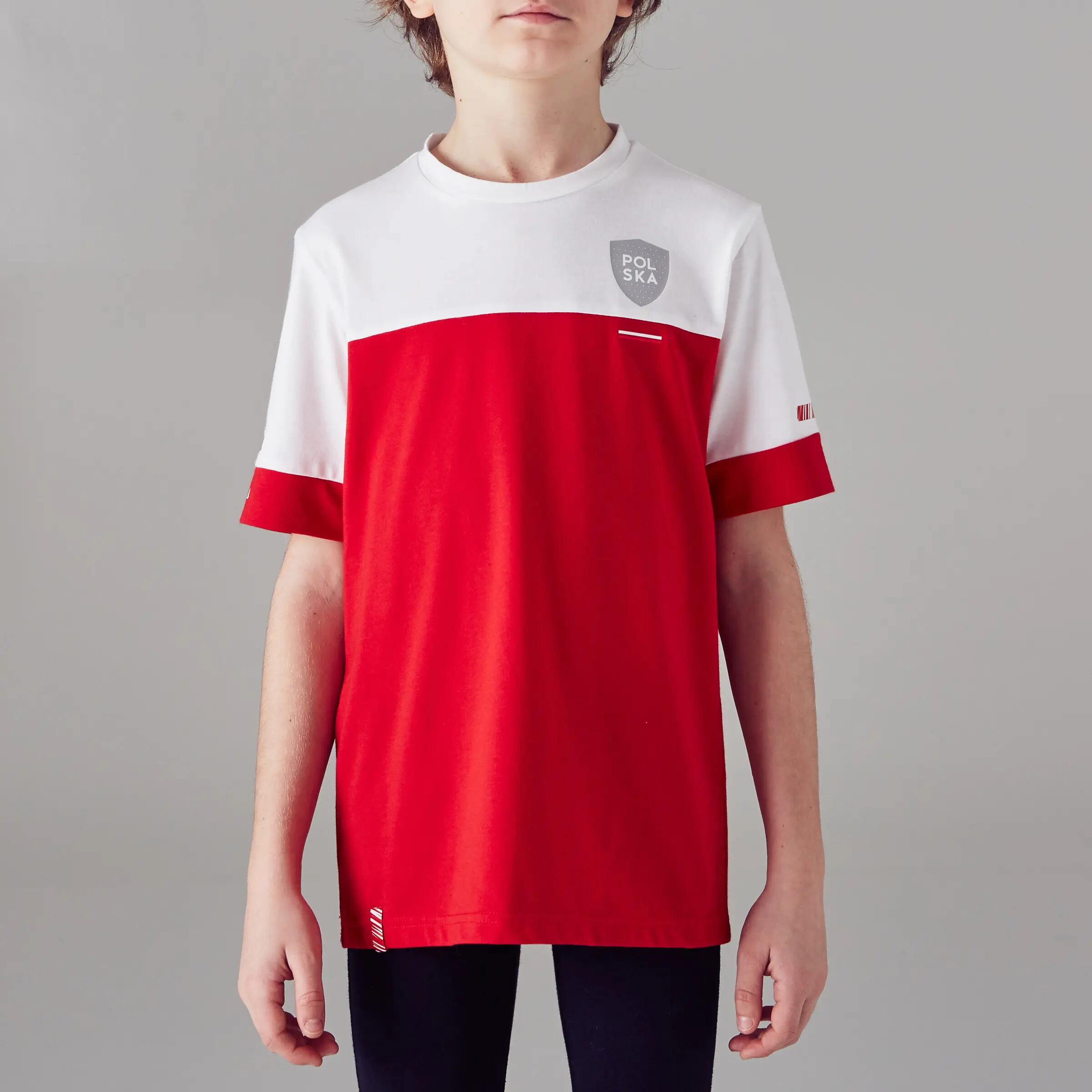 FF100 Kids Football T-shirt Poland 2/11