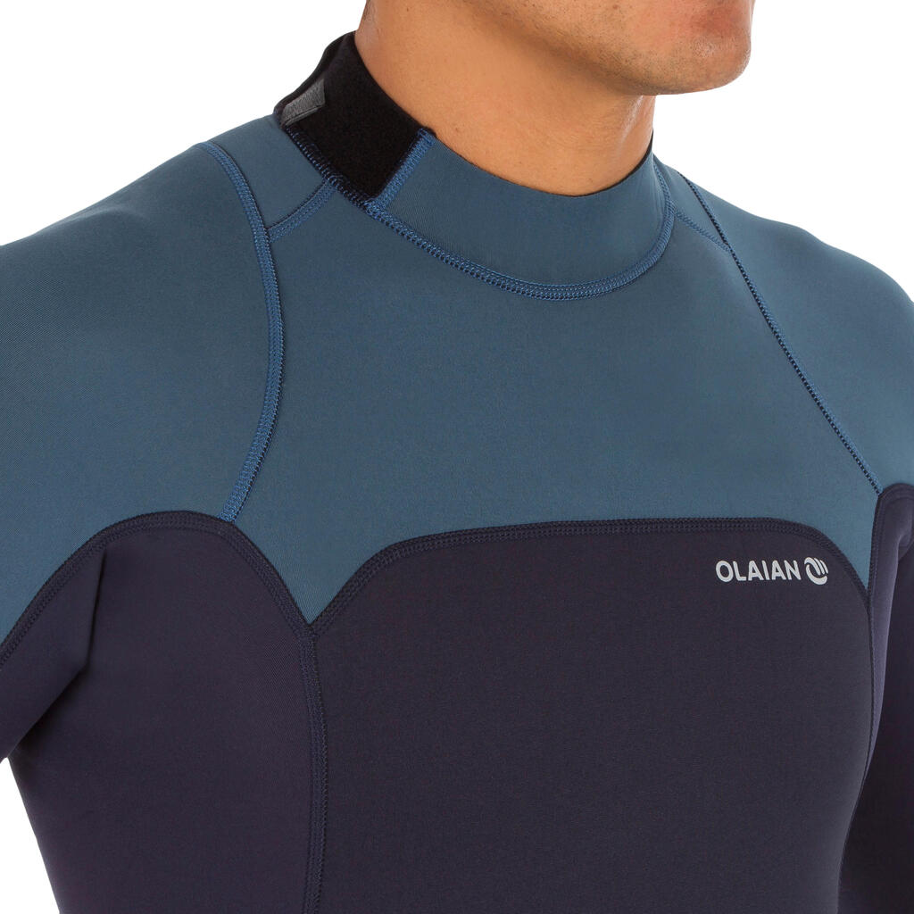 Combinaison Surf Shorty 500 stretch Néoprène homme bleue