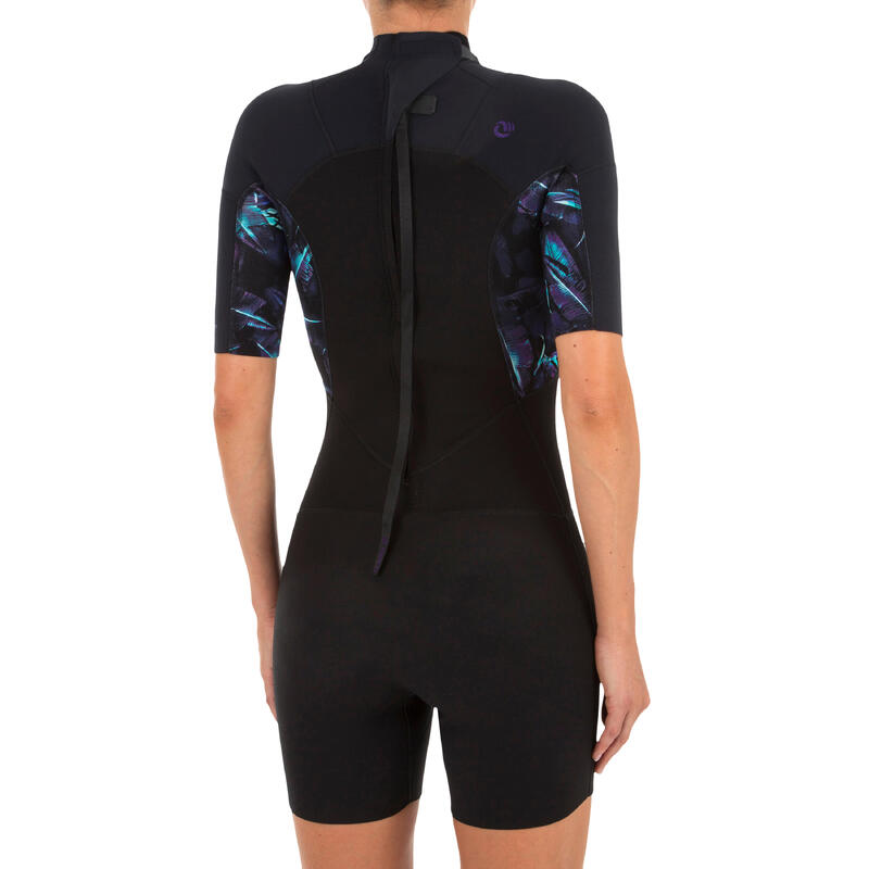 Combinezon Shorty 500 Neopren 2 mm stretch Negru Damă 