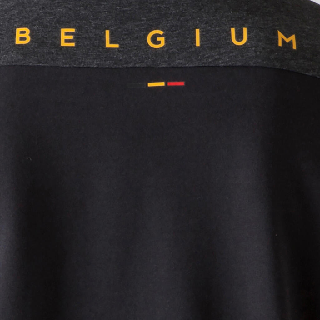 Fußballshirt FF100 Belgien Kinder schwarz
