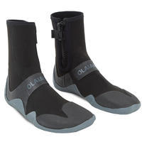 500 Ankle boot surfing Booties 3 mm neoprene zip - Black/Grey
