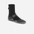 Chaussons surf Bottillons 500 Néoprène Zip 3 mm noir gris