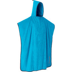 PONCHO SURF ADULTE 500 Turquoise