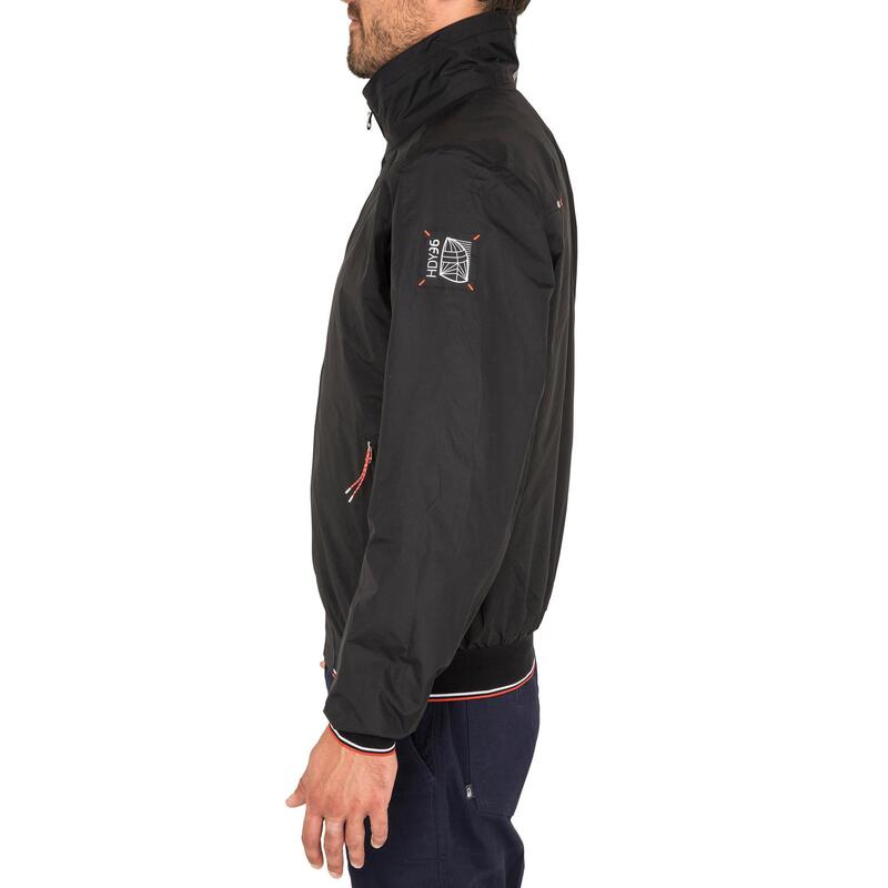 Blouson de régate bateau homme Race 100 noir