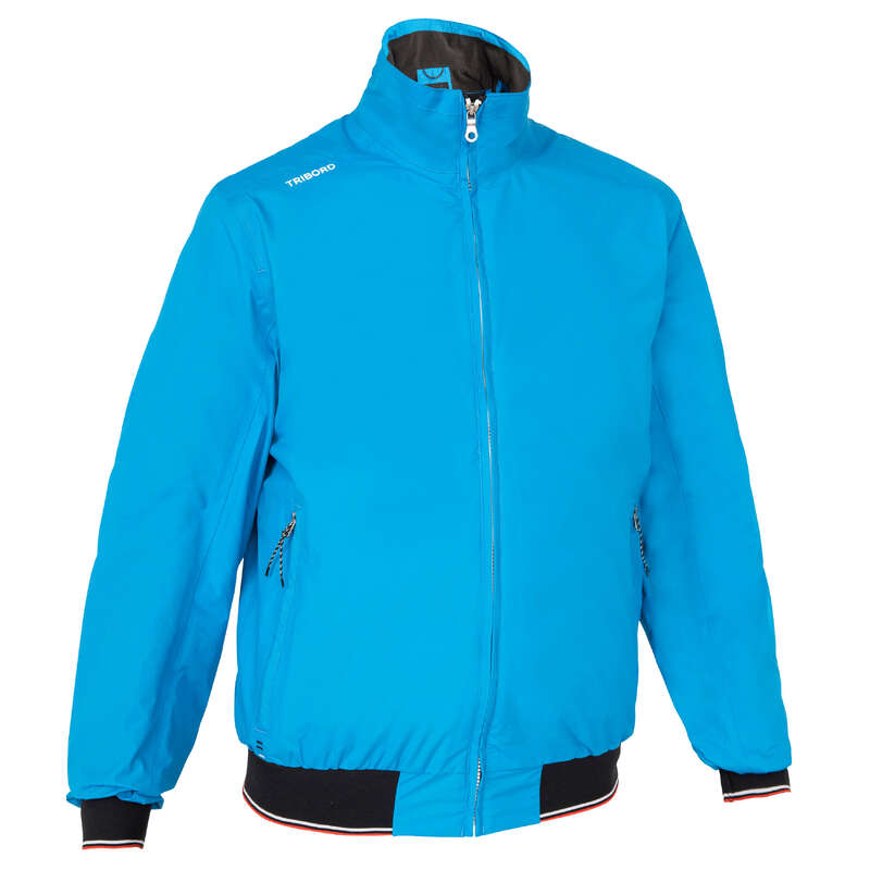 REGATTA RAINY WEATHER MAN CLOTHES Sailing - Race 100 Men's Anorak - Blue TRIBORD - Sailing Clothing