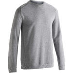 Domyos Sweater voor work-out heren 120 lichtgrijs