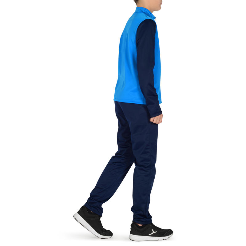 Gym'y Boys' Gym Tracksuit Blue Decathlon