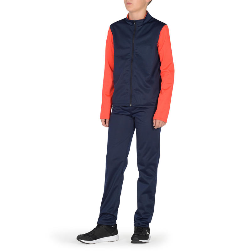 Gym Y Esofman Takimi Cocuk Mavi Kirmizi Domyos By Decathlon