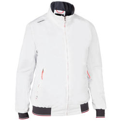 Blouson de régate bateau femme Race 100 blanc