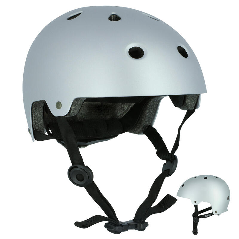 Casque patins à roulettes, planche à roulettes, trottinette, vélo PLAY 5 gris Casque patins à roulettes, planche à roulettes, trottinette, vélo PLAY 5 gris