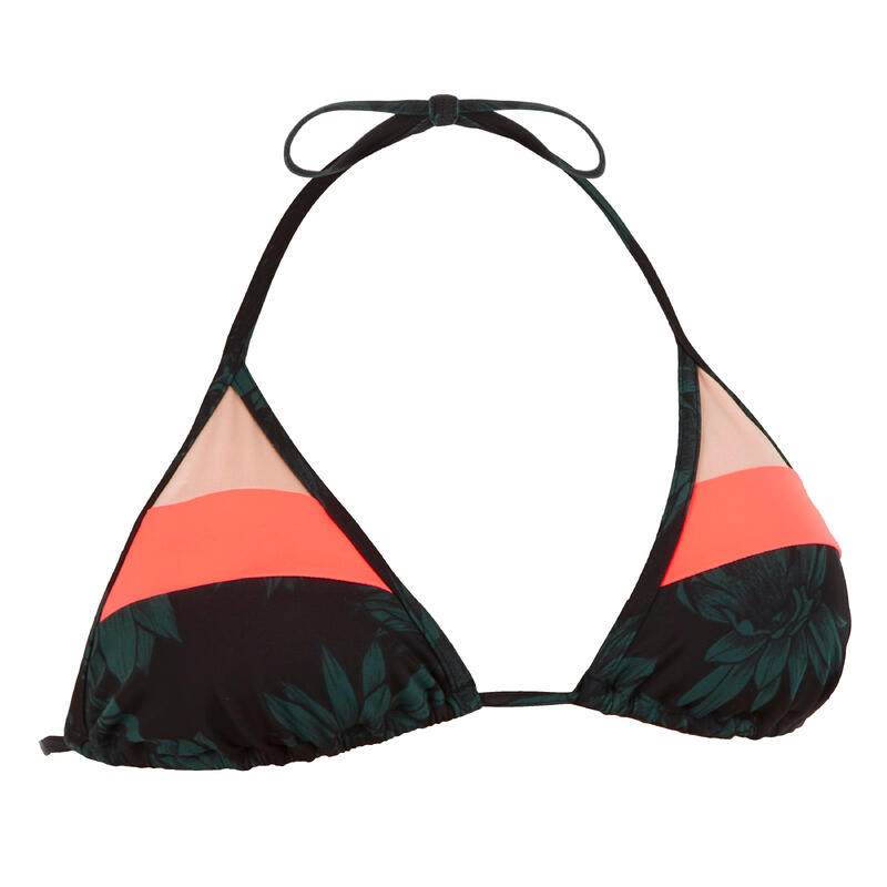 Haut de maillot de bain femme triangle coulissant AVEC COQUES MAE COLORB TERRA