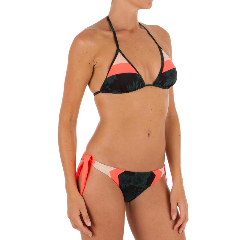 Haut de maillot de bain femme triangle coulissant AVEC COQUES MAE COLORB TERRA