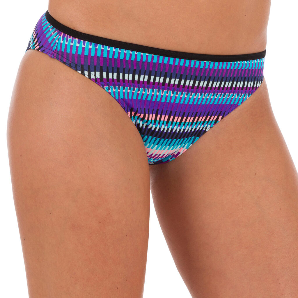 BAS DE MAILLOT DE BAIN FEMME CLASSIQUE NINA JAZZ BLEU