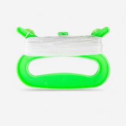 STATIC KITE HANDLE WITH LINE - green