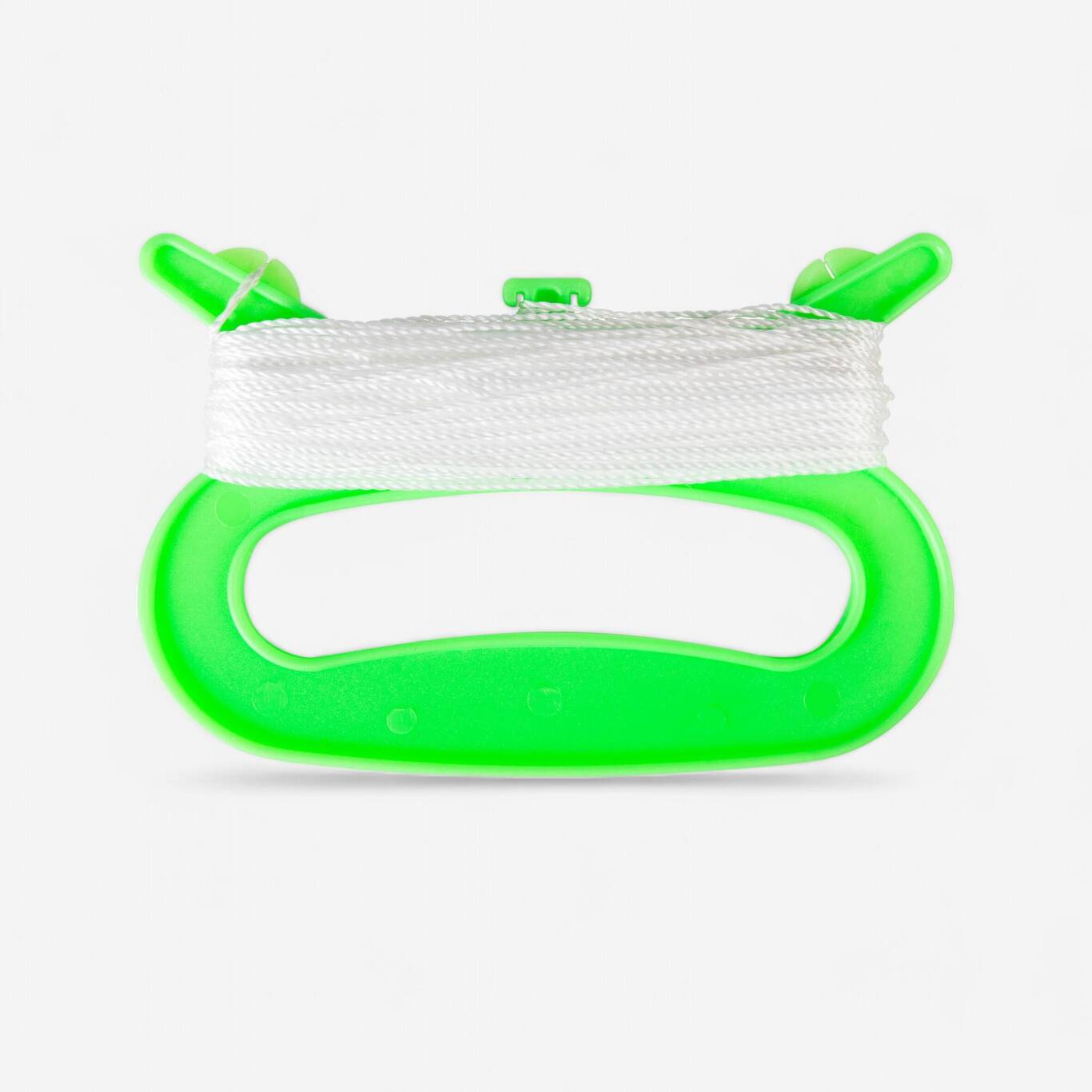 STATIC KITE HANDLE WITH LINE   -  green