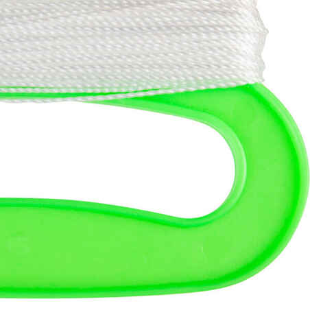 STATIC KITE HANDLE WITH LINE   -  green