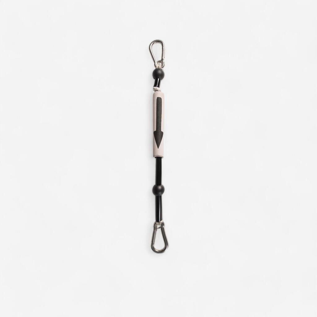 Short Kitesurfing Kite Leash 40 cm - Black