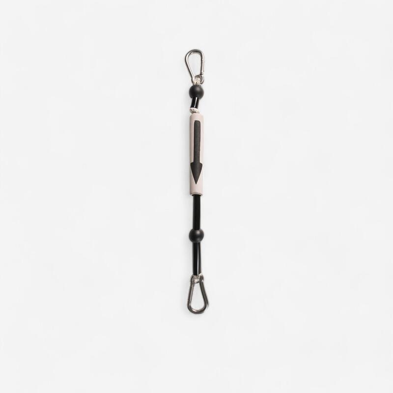 LEASH D'AILE de KITESURF COURT 40 cm - noir