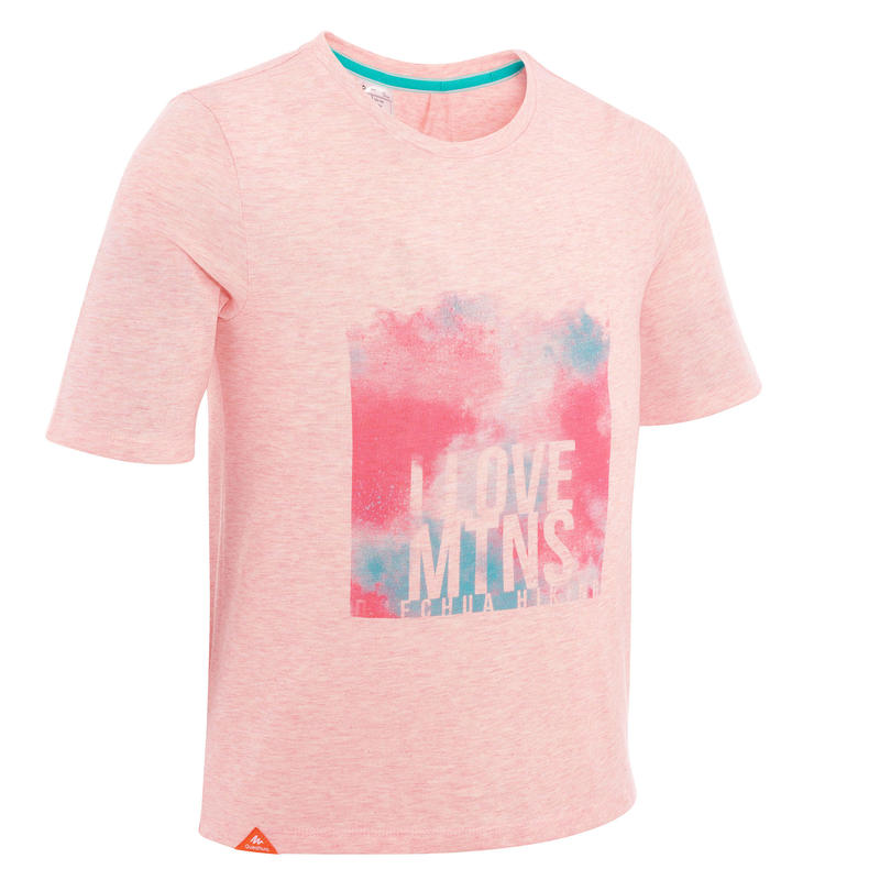 T-SHIRT de randonnée enfant Hike 500 Melon T-SHIRT de randonnée enfant Hike 500 Melon