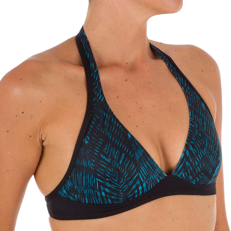 WOMEN INTERMEDIATE SURF SWIMSUITS - Bahia Halterneck - Shibo Blue OLAIAN