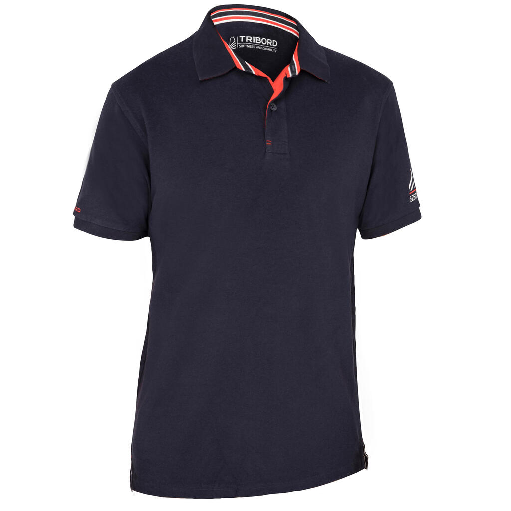 Men’s 100 Adventure SS sailing polo plain grey