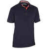 Men’s 100 Adventure SS sailing polo plain dark blue