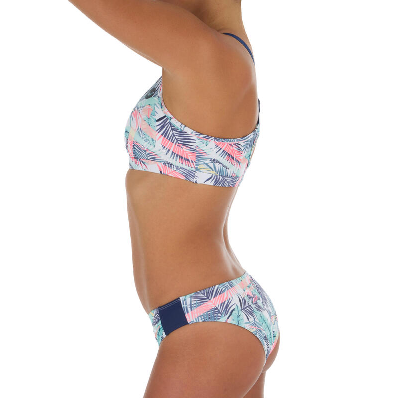 Braguita de bikini de surf mujer forma shorty BALI PALM 