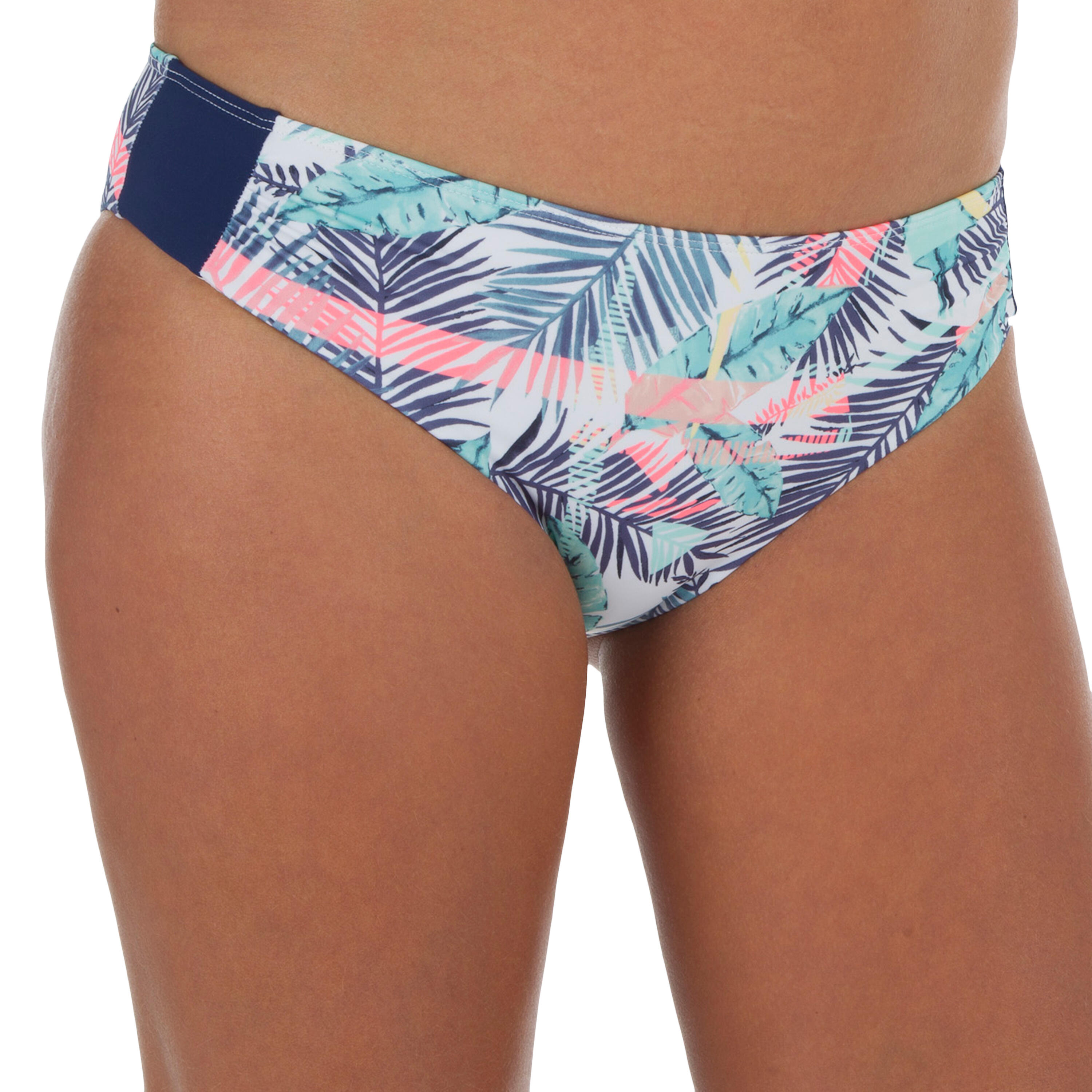 ROXY Braguita de bikini de surf mujer forma shorty BALI PALM 