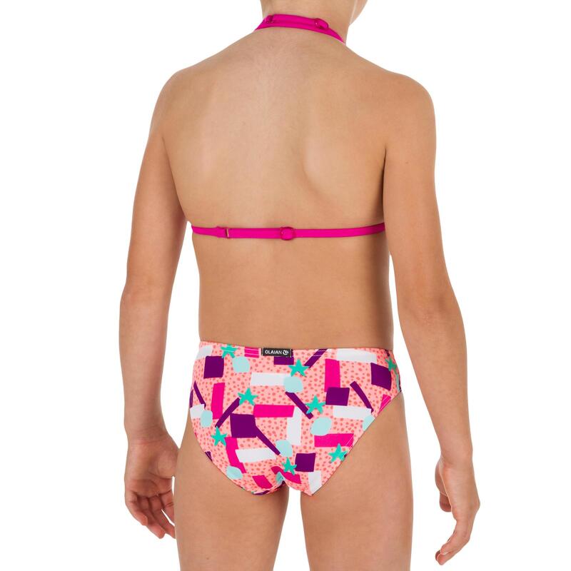 Maillot de bain 2 pièces fille TRIANGLE TALOO LAGOON CORAIL