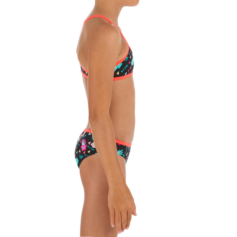 Maillot de bain 2 pièces fille BRASSIERE DE SURF BONI CACTUS