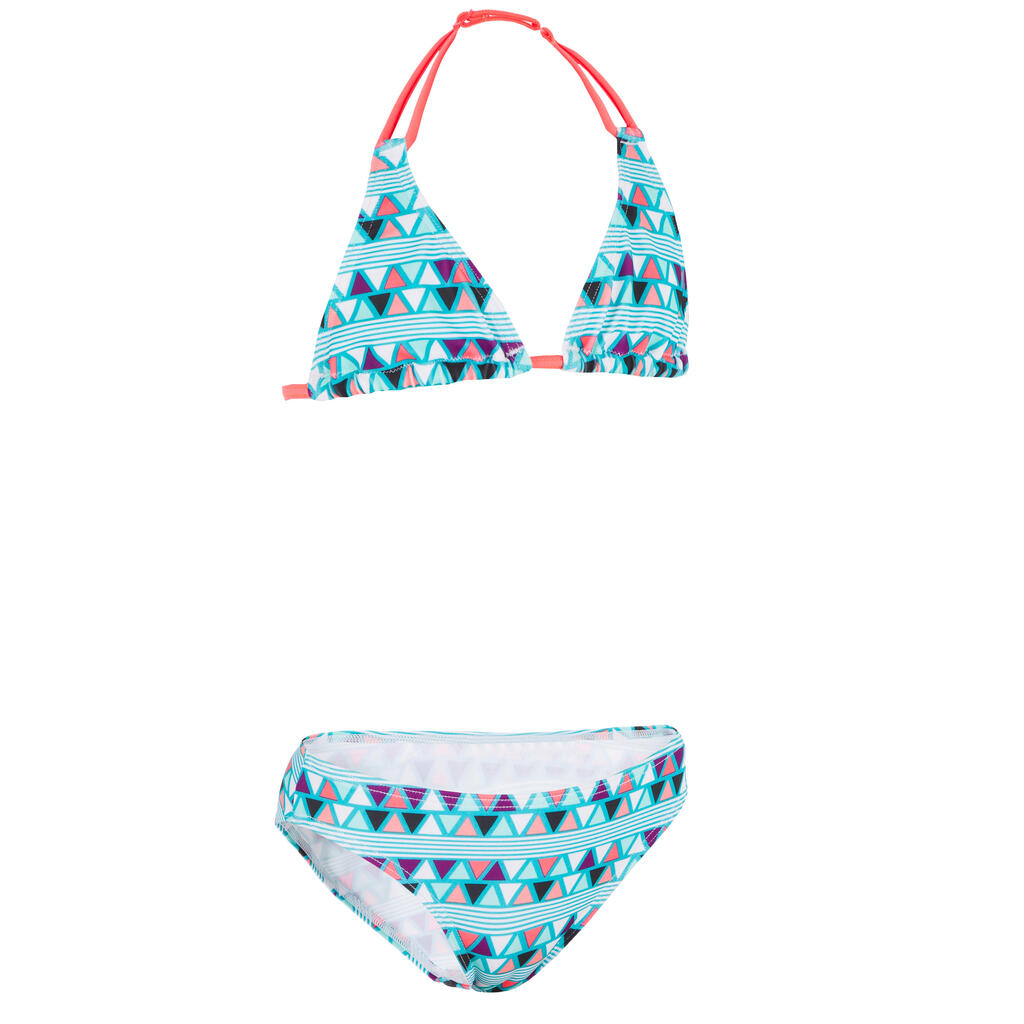 Maillot de bain 2 pièces fille TRIANGLE TALOO LIMA Bleu