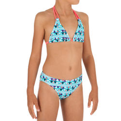 Maillot de bain 2 pièces fille TRIANGLE TALOO LIMA Bleu