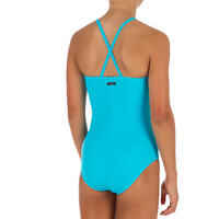 ملابس سباحة Hanalei قطعة واحدة للبنات-أزرق درجة الموج