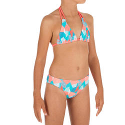 Maillot de bain 2 pièces fille TRIANGLE TALOO CALI BLEU