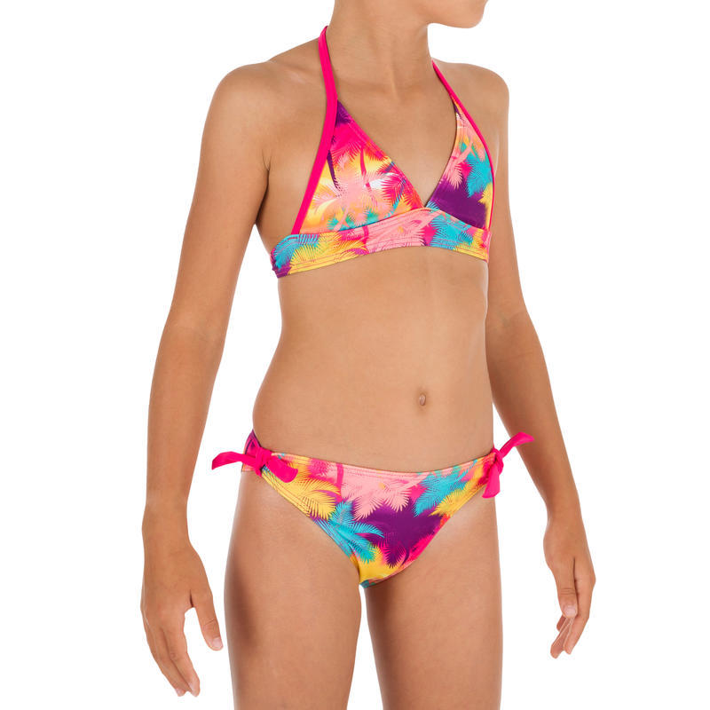 Tami Girls' Two-Piece Halterneck Swimsuit - Sunshine