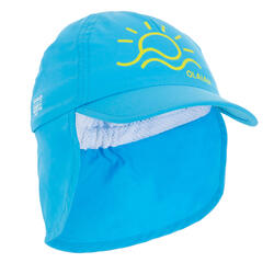 CASQUETTE anti UV surf bébé bleu