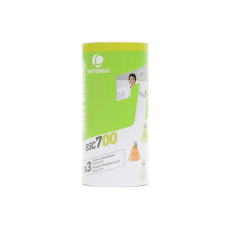 

ВОЛАНЫ ДЛЯ БАДМИНТОНА ПЛАСТИКОВЫЕ PSC 100 Medium х 3 шт., 300688