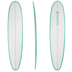 Planche de surf 500 8'2 mini malibu. Sandwich epoxy. 3 ailerons FCS.