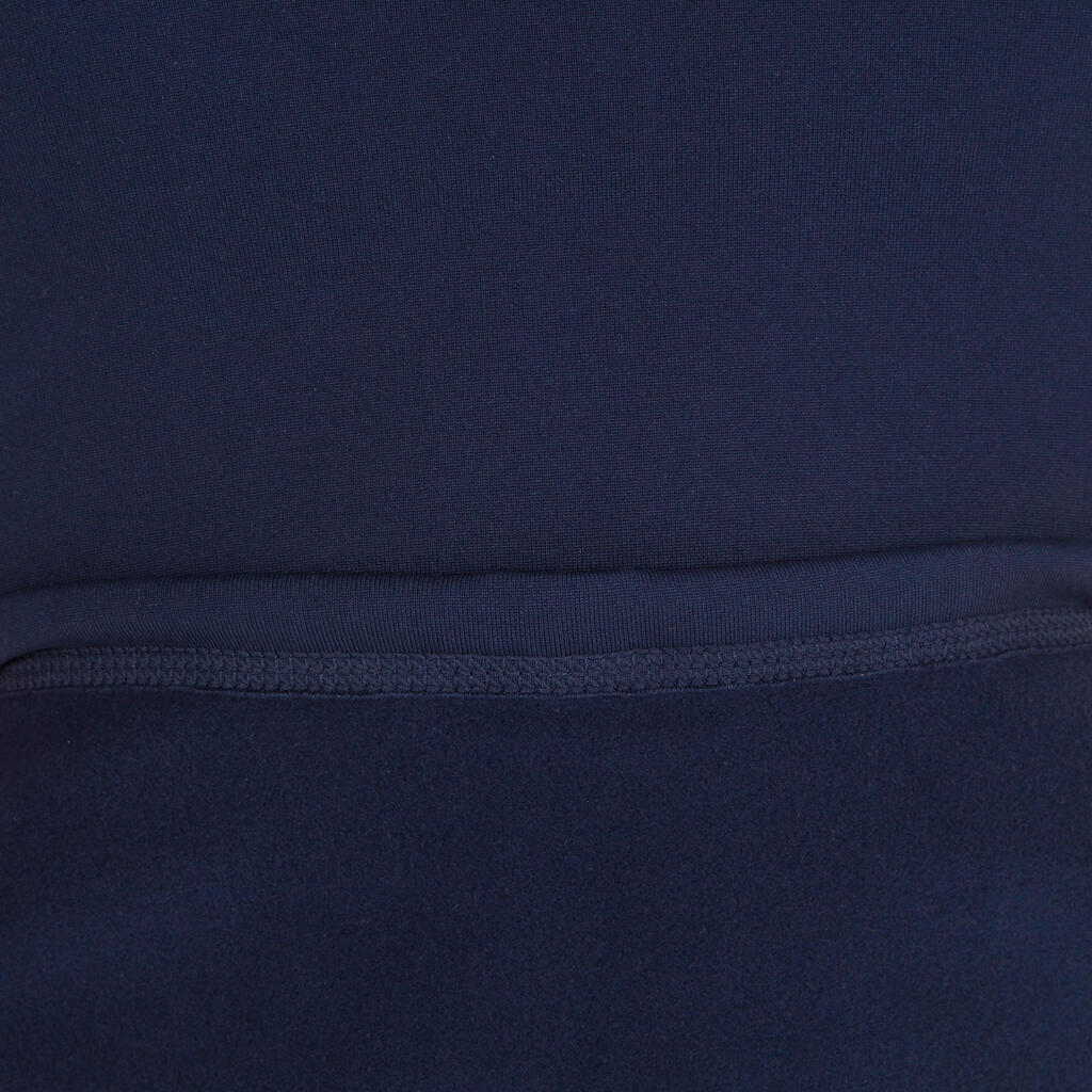 UV-Schutz-Shirt Fleece Surfen Kinder blau